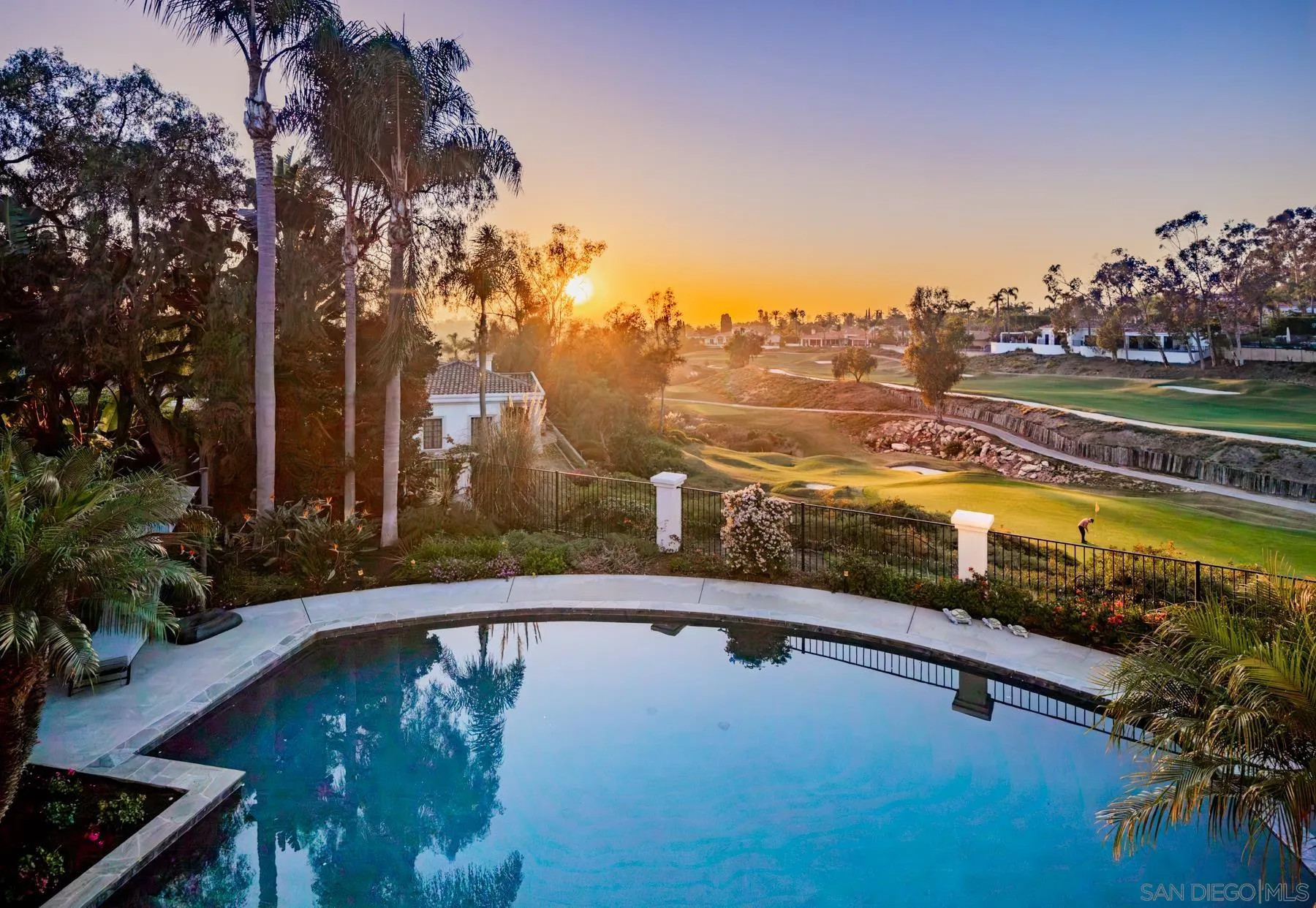 7430 St Andrews Road Rancho Santa Fe, CA 92067 - Photo 32 of 48 a view of swimming pool from a balcony