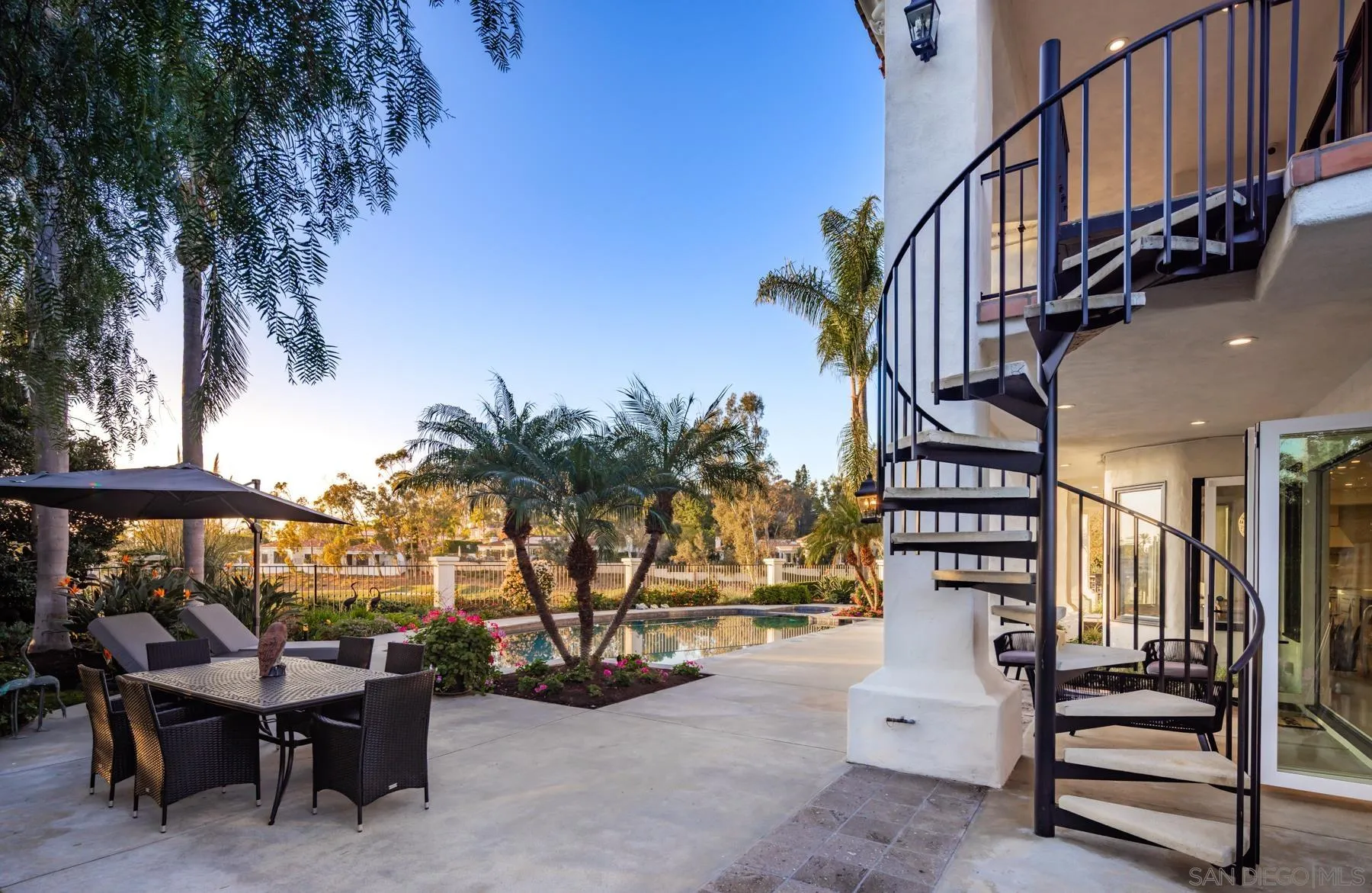 7430 St Andrews Road Rancho Santa Fe, CA 92067 - Photo 34 of 48 a view of outdoor space with seating area