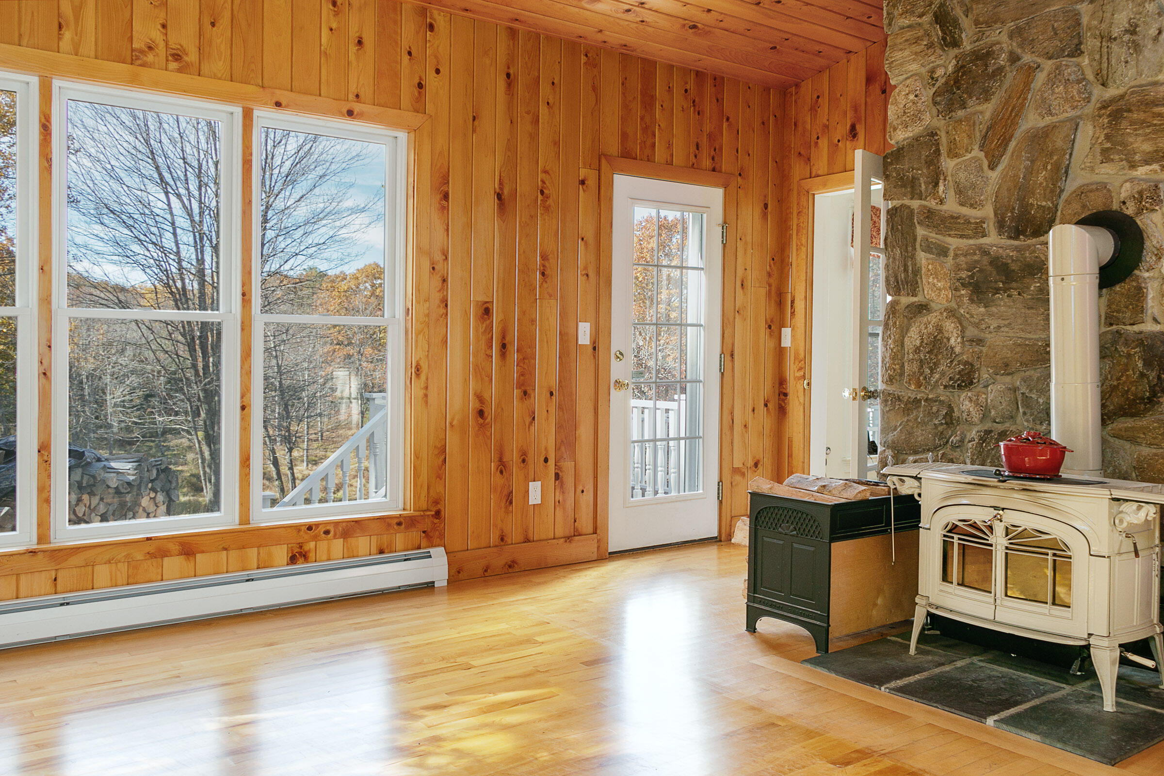 350 Alewive Road Kennebunk, ME 04043 - Photo 15 of 71 Sunroom w/Woodstove