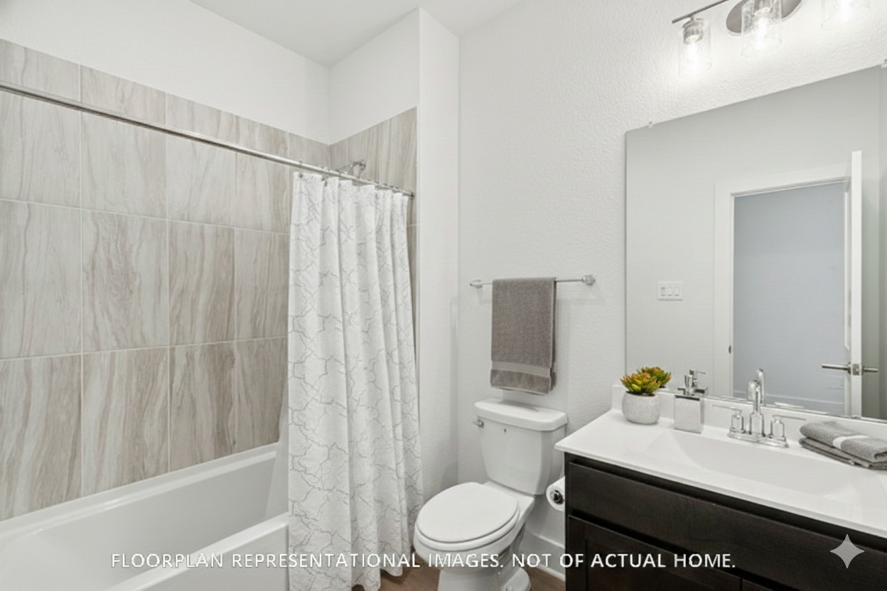 3407 Angus Farm Drive Rosenberg, TX 77471 - Photo 18 of 22 a bathroom with a sink a toilet and shower