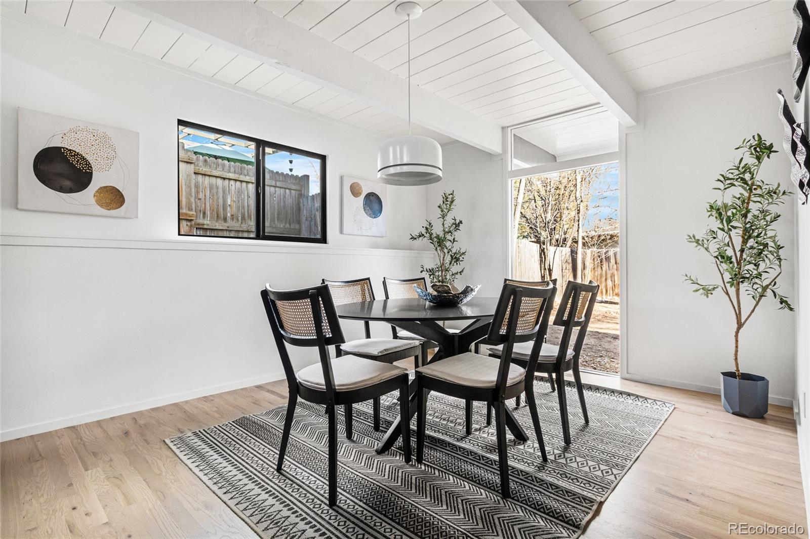 1812 South Ivanhoe Street Denver, CO 80224 - Photo 19 of 46 a dining room with furniture and window