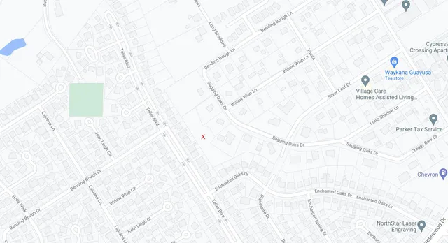 a view of roof deck with building view