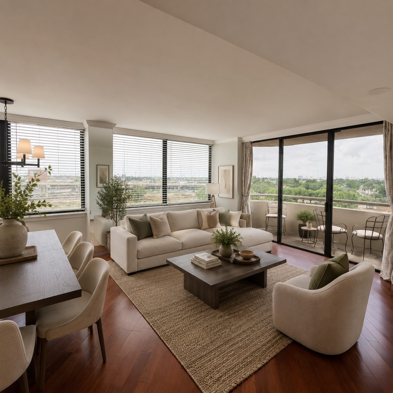3525 Sage Road, Unit 716 Houston, TX 77056 - Photo 4 of 22 Living Room Virtually Staged