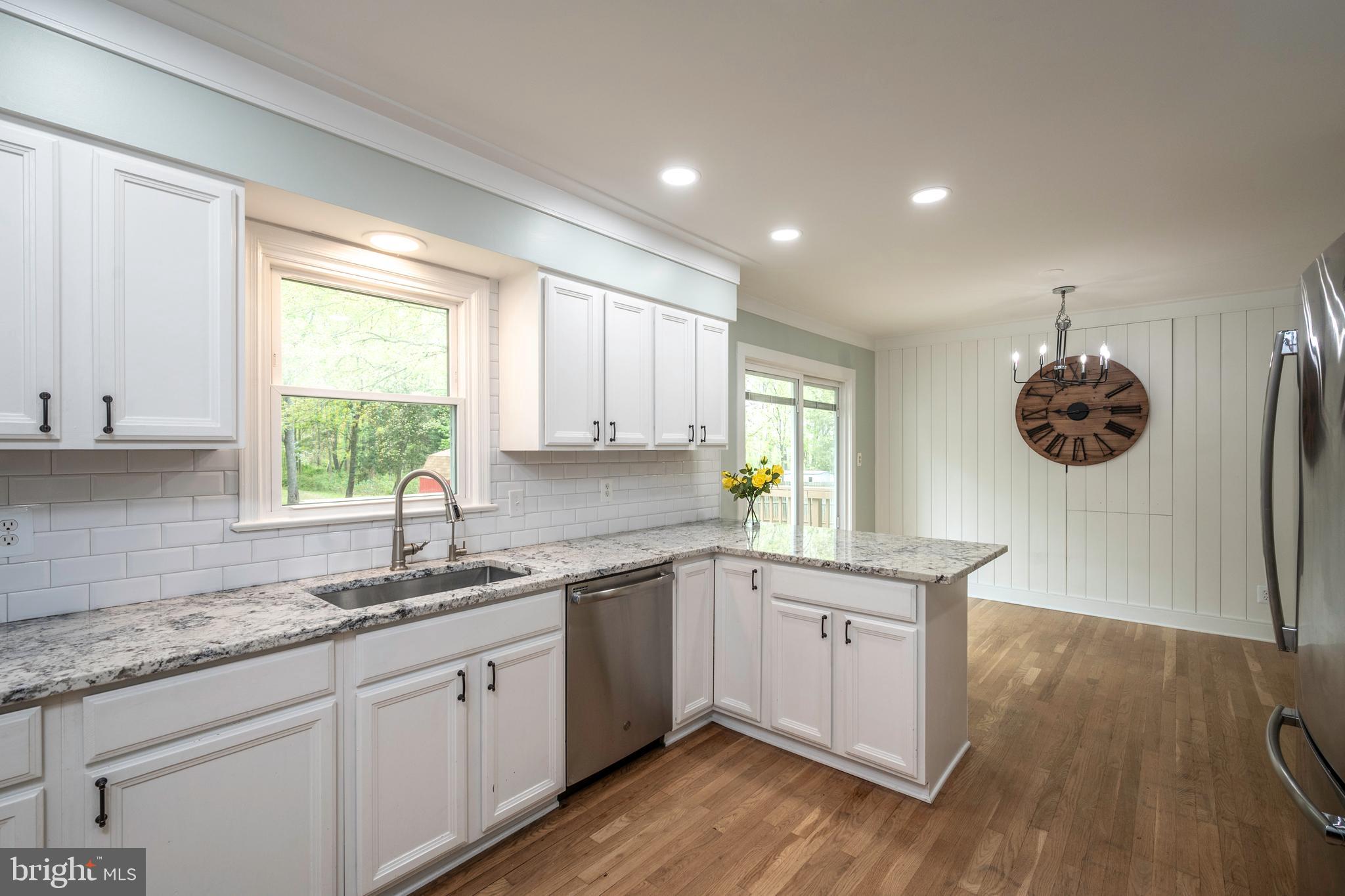 White cabinets