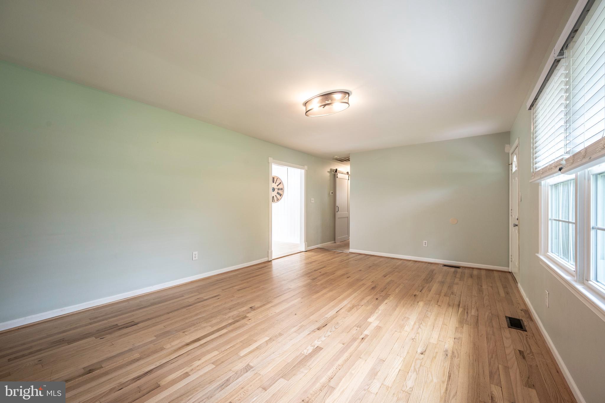 Living room off the kitchen