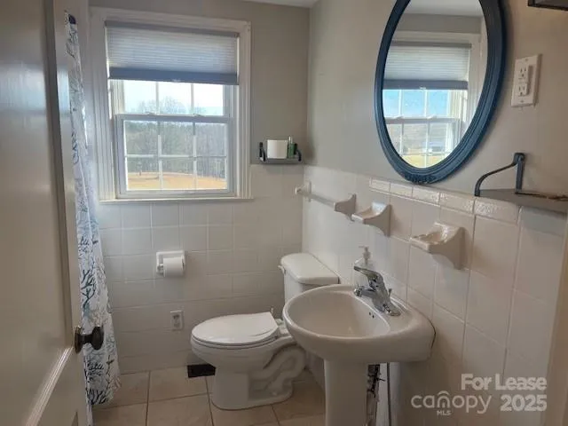 a bathroom with a sink a mirror and a toilet