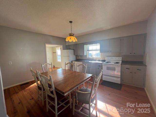 241 Cleghorn Mill Road Rutherfordton, NC 28139 - Photo 10 of 27 a view of a dining room and kitchen with a table chairs