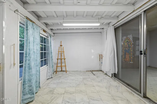 a view of an empty room