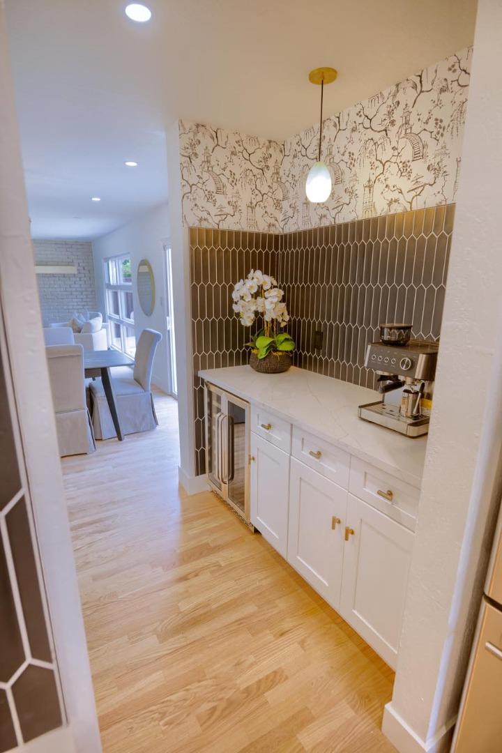 1003 Rosa Avenue Sunnyvale, CA 94086 - Photo 30 of 60 a view of a kitchen with furniture and chandelier