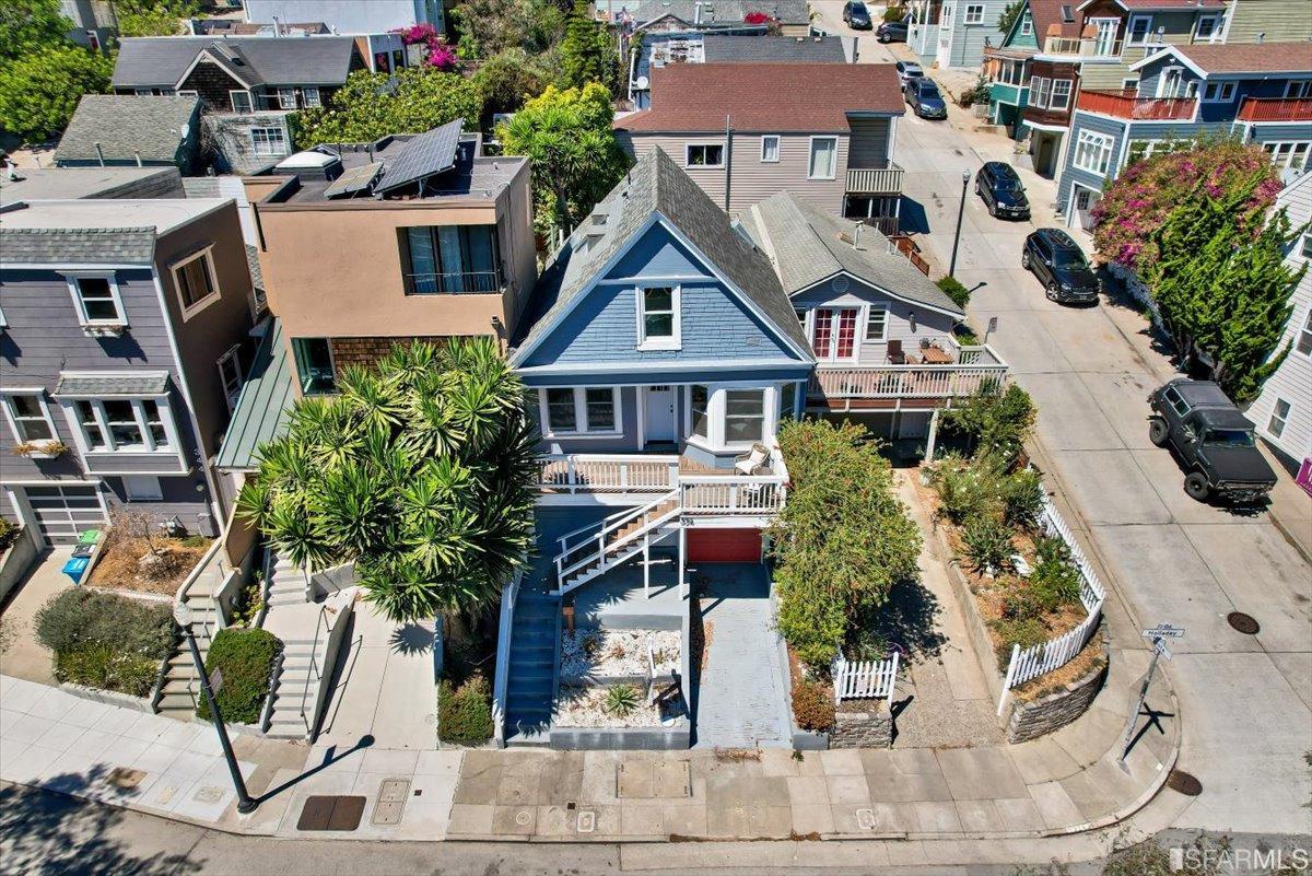 334 Holladay Avenue San Francisco, CA 94110 - Photo 33 of 36 an aerial view of multiple houses