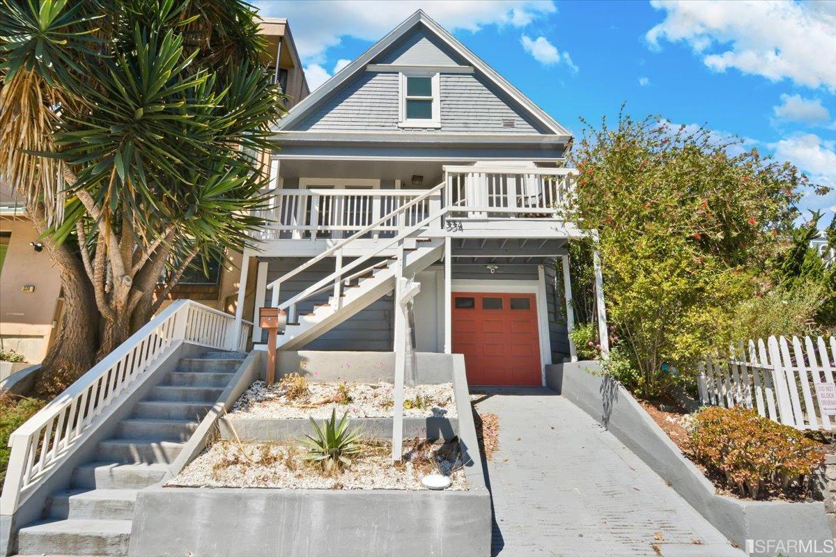 334 Holladay Avenue San Francisco, CA 94110 - Photo 4 of 36 a house with trees in front of it