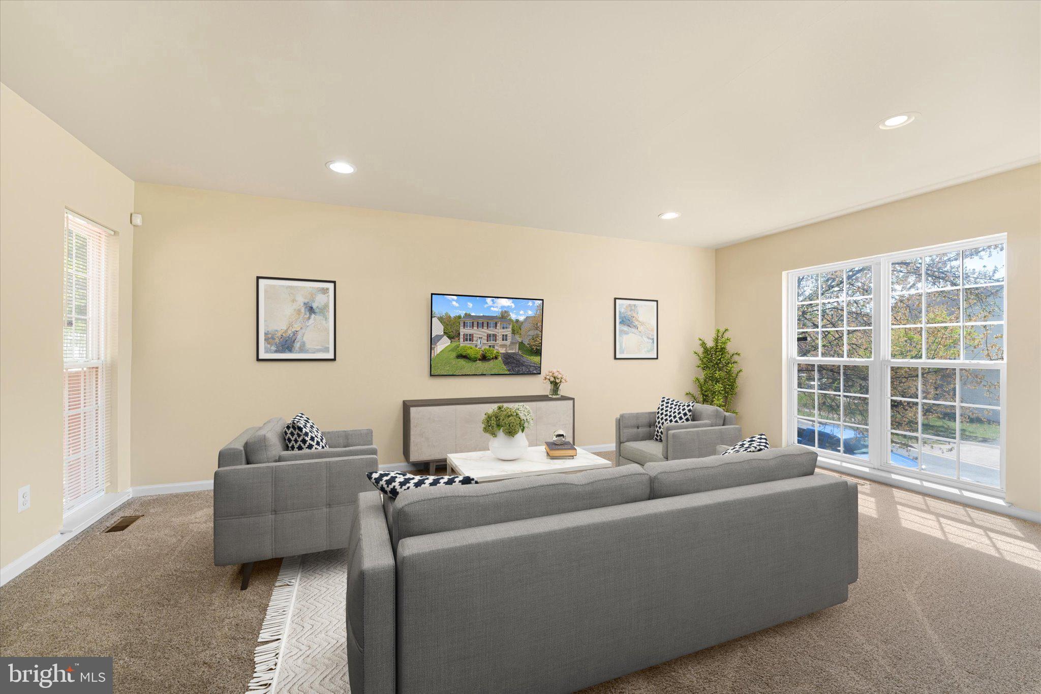 3068 Pony Ridge Turn Dumfries, VA 22026 - Photo 14 of 53 Living room - virtually staged
