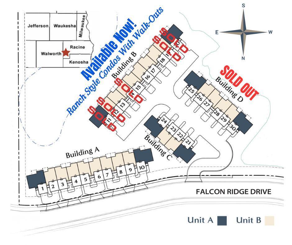 405 Falcon Ridge Drive, Unit 16 Burlington, WI 53105 - Photo 27 of 33 Sold
