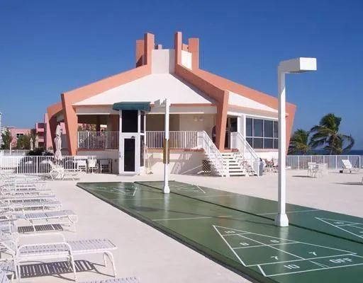 a view of outdoor kitchen and swimming pool
