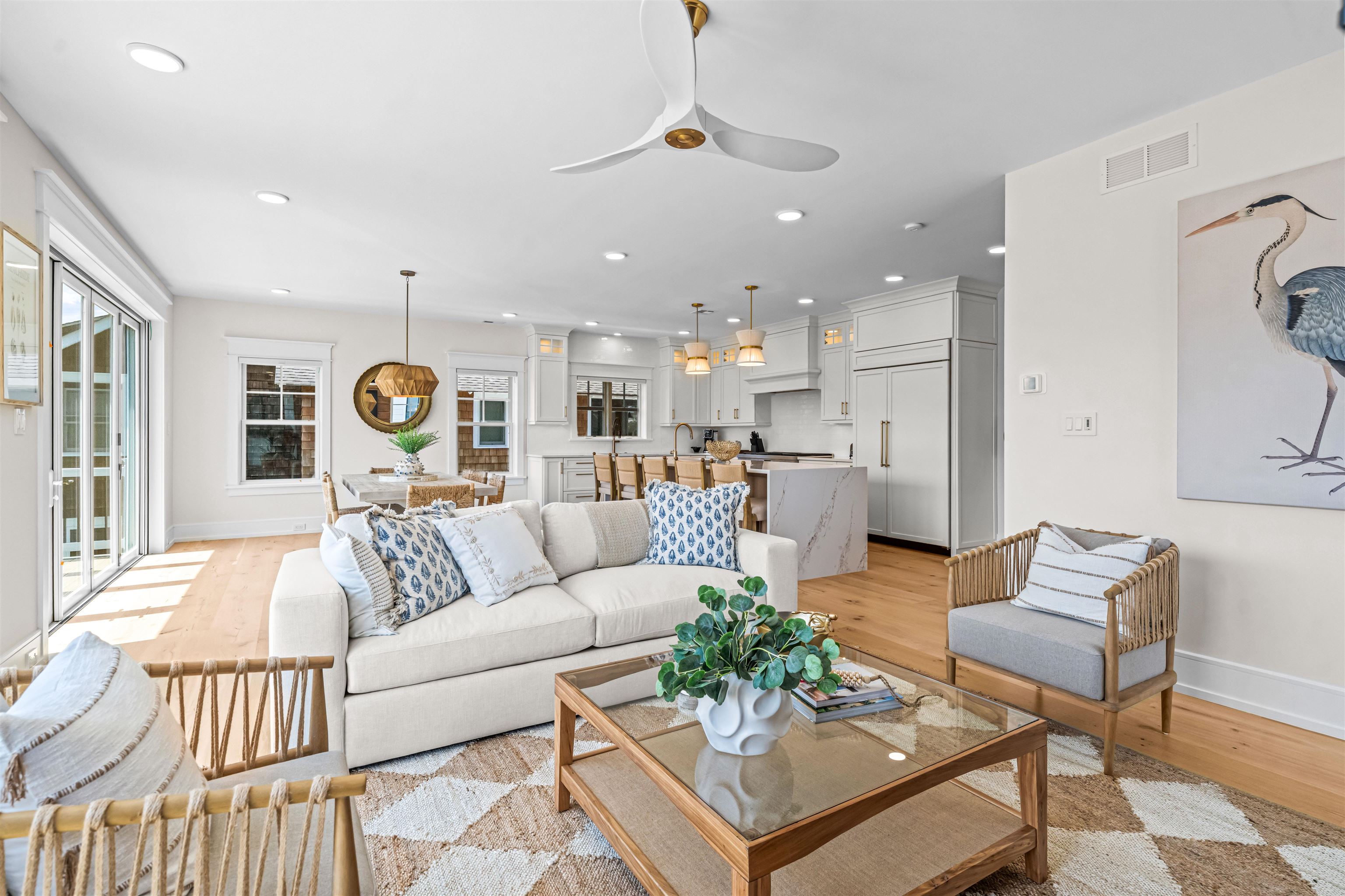 151 37th Street Avalon, NJ 08202 - Photo 28 of 50 a living room with furniture and kitchen view