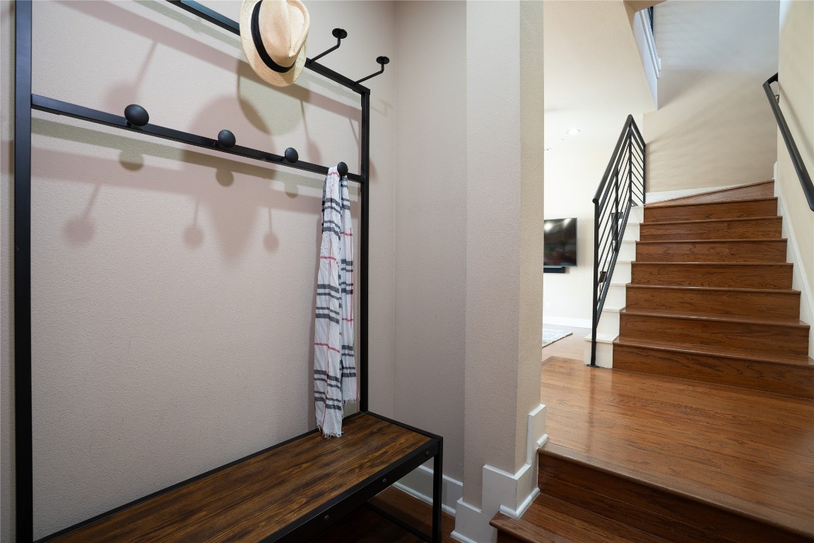 8110 Ranch Road 2222, Unit 45 Austin, TX 78730 - Photo 10 of 38 a view of entryway with wooden floor