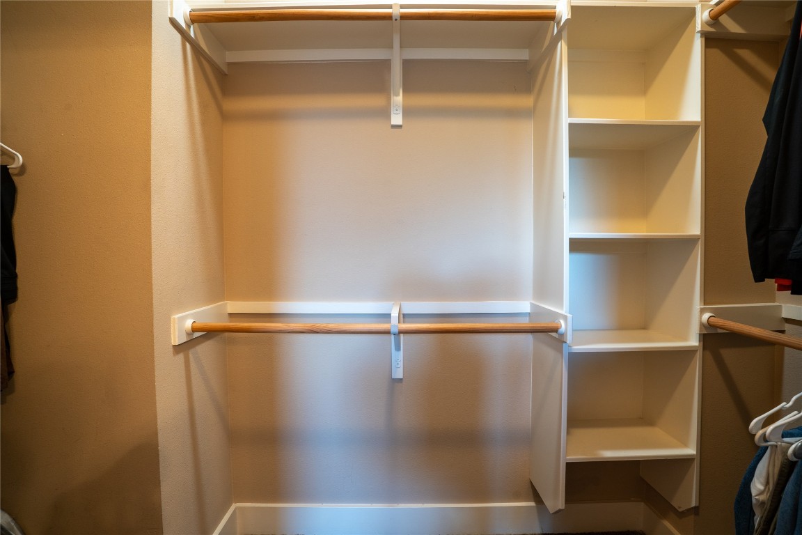 8110 Ranch Road 2222, Unit 45 Austin, TX 78730 - Photo 30 of 38 a view of a room with racks on the wall