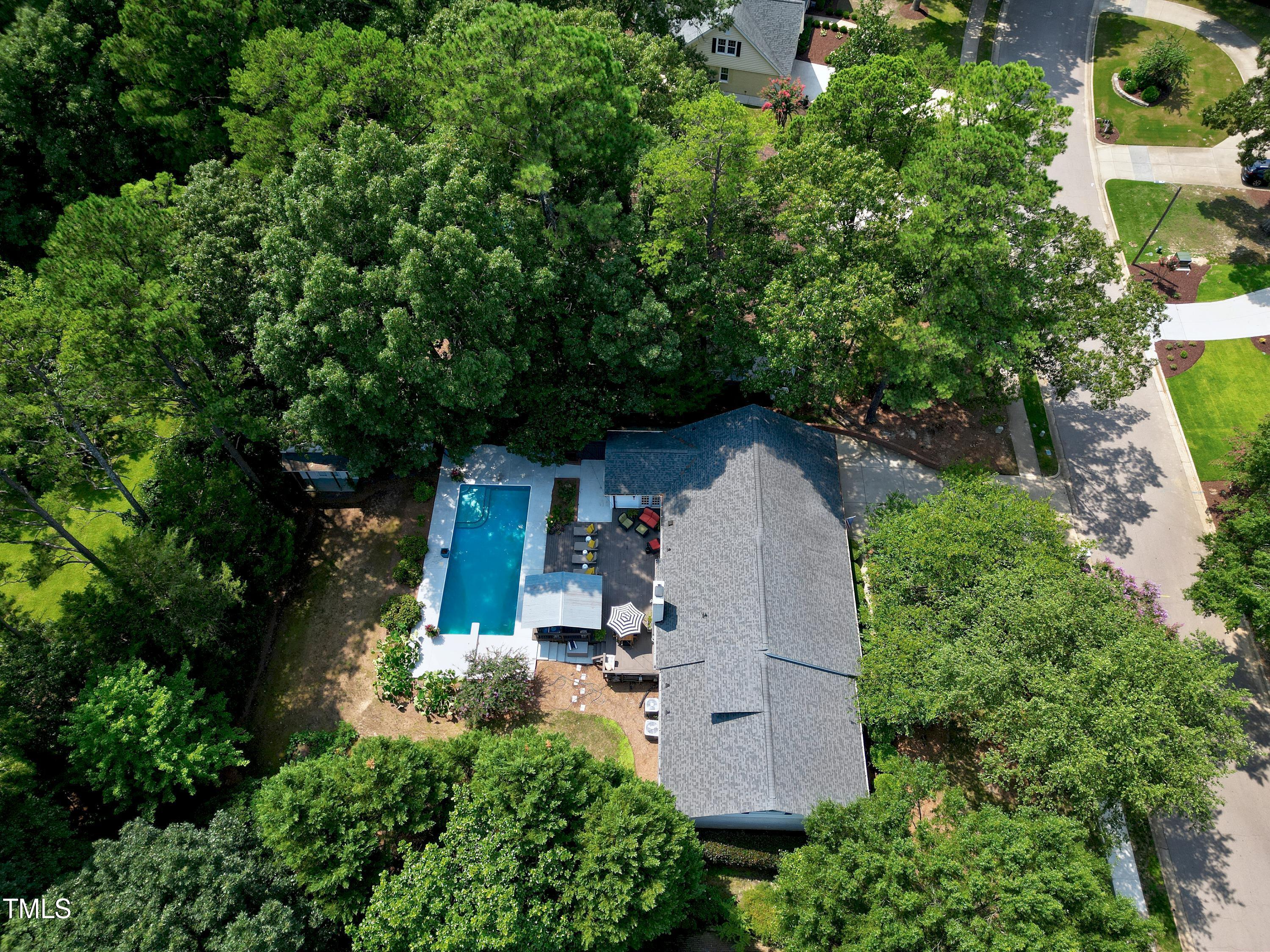 1416 Pony Run Road Raleigh, NC 27615 - Photo 3 of 75 Aerial-2