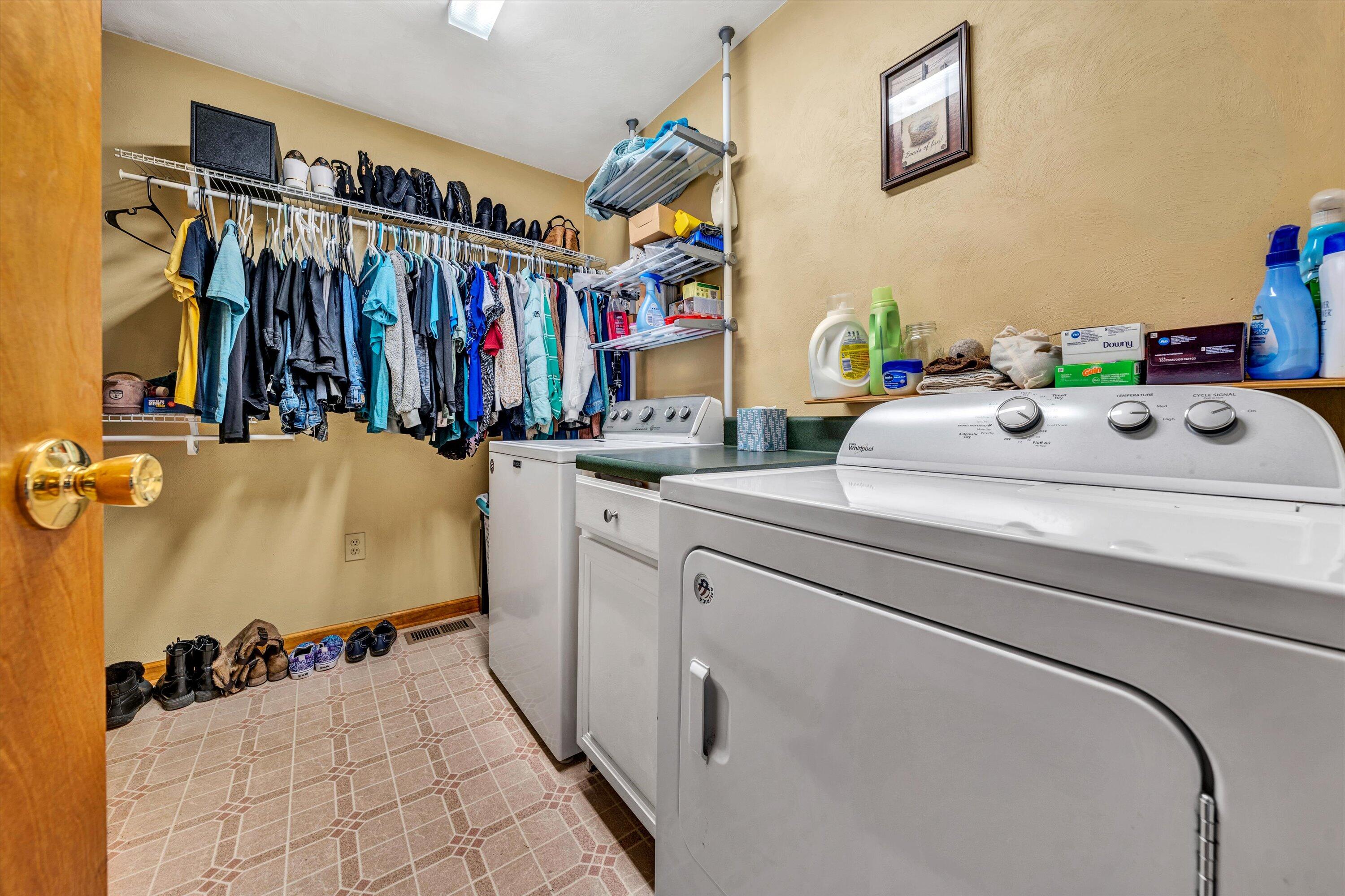 1120 Turner Branch Road Goodview, VA 24095 - Photo 26 of 35 a utility room with dryer and washer
