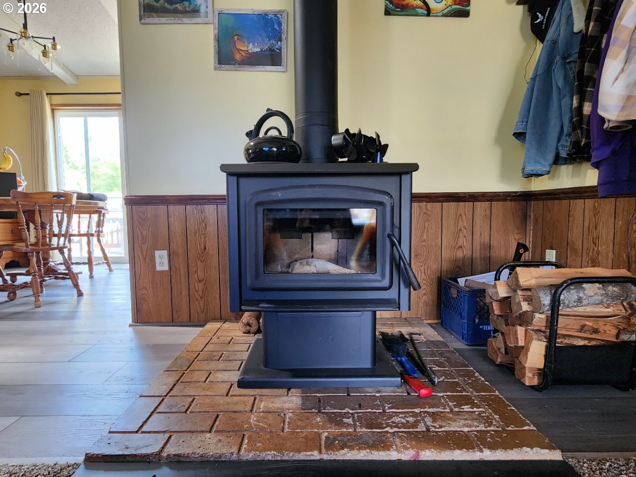 430 Birch Street Drain, OR 97435 - Photo 12 of 34 Fireplace Wood Burning Stove/Insert