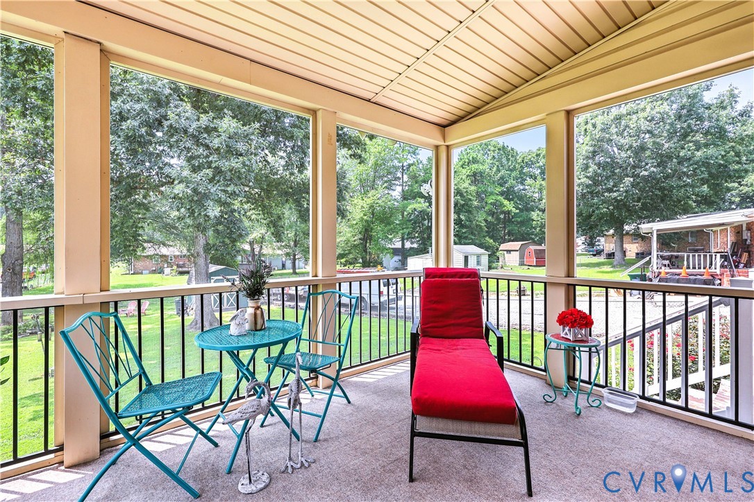 11407 Delgado Road Midlothian, VA 23112 - Photo 24 of 35 a view of porch with a bench