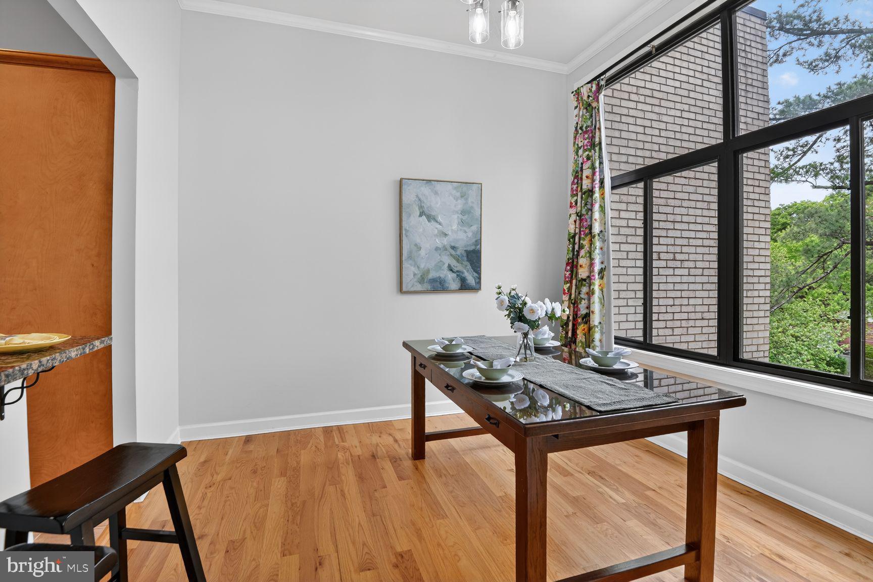 10862 Bucknell Drive, Unit 301 Silver Spring, MD 20902 - Photo 13 of 32 Dining Area-with high ceilings