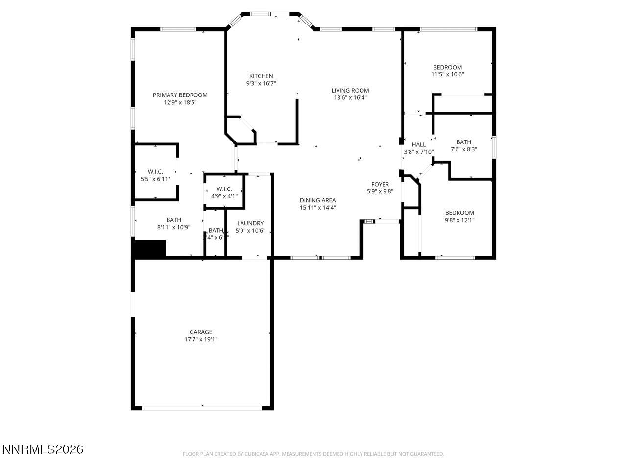 133 Prairie Lane Fernley, NV 89408 - Photo 22 of 22 a picture of floor plan