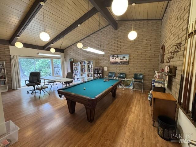 139 Coronado Circle Santa Rosa, CA 95409 - Photo 22 of 23 a room with furniture pool table wooden floor and windows