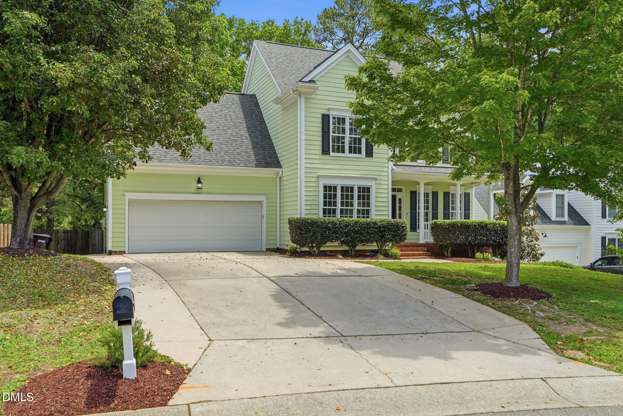 7 Morgans Ridge Lane Durham, NC 27707 - Photo 2 of 75 a front view of a house with a yard and garage