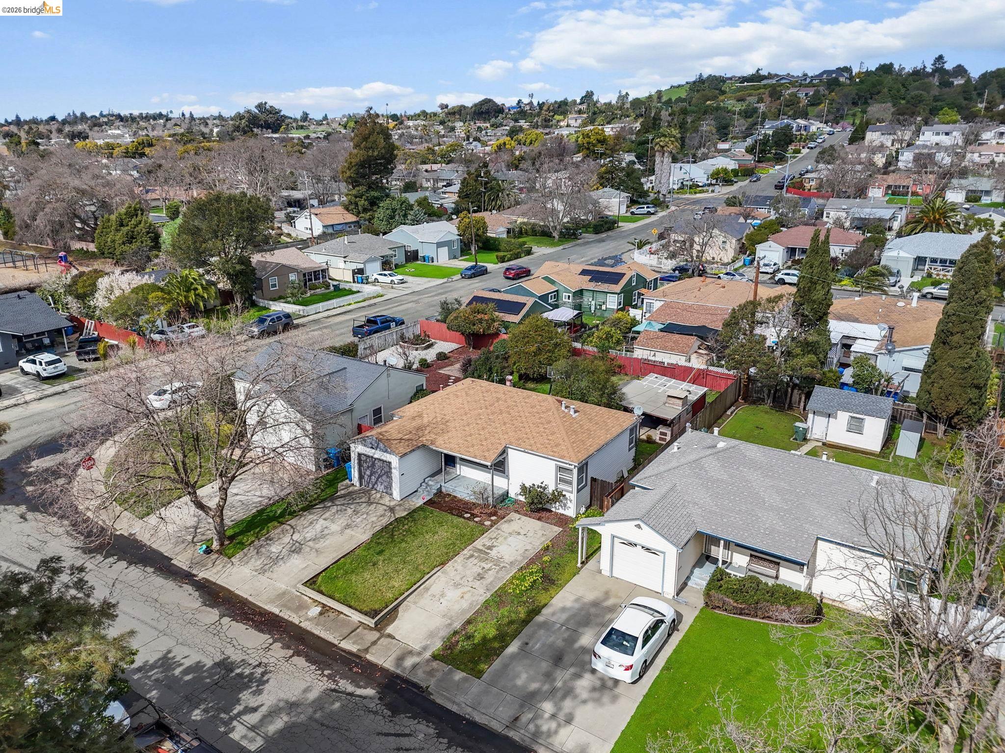 104 Foster Street Vallejo, CA 94591 - Photo 9 of 34 an aerial view of a house with a garden
