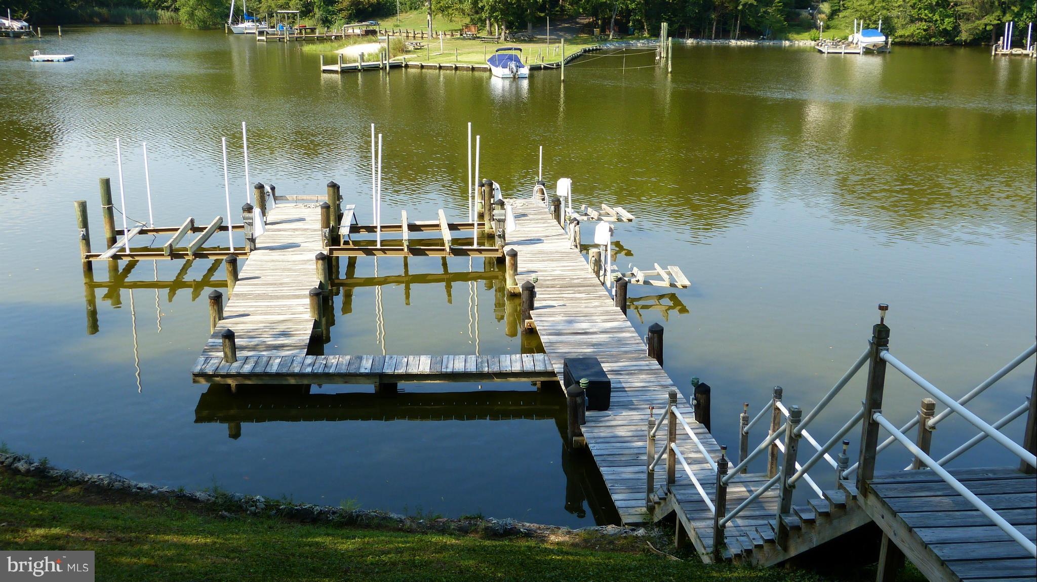 326 Steedman Point Road Pasadena, MD 21122 - Photo 21 of 30 larger of two piers with lifts
