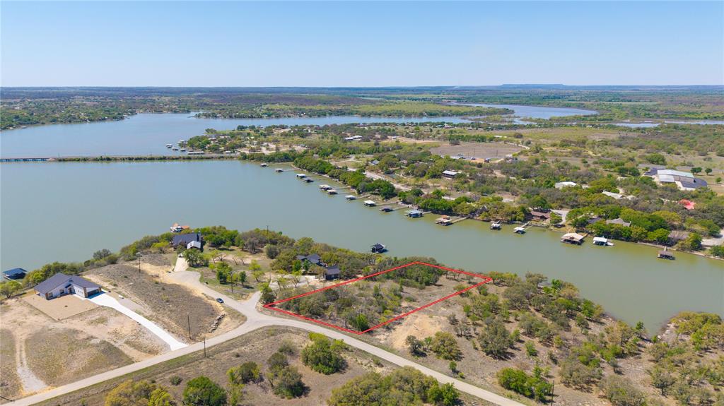 Lot 23 Turner Ranch Road Brownwood, TX 76801 - Photo 9 of 11 Aerial view featuring a water view