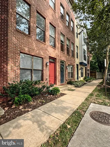 a front view of a building