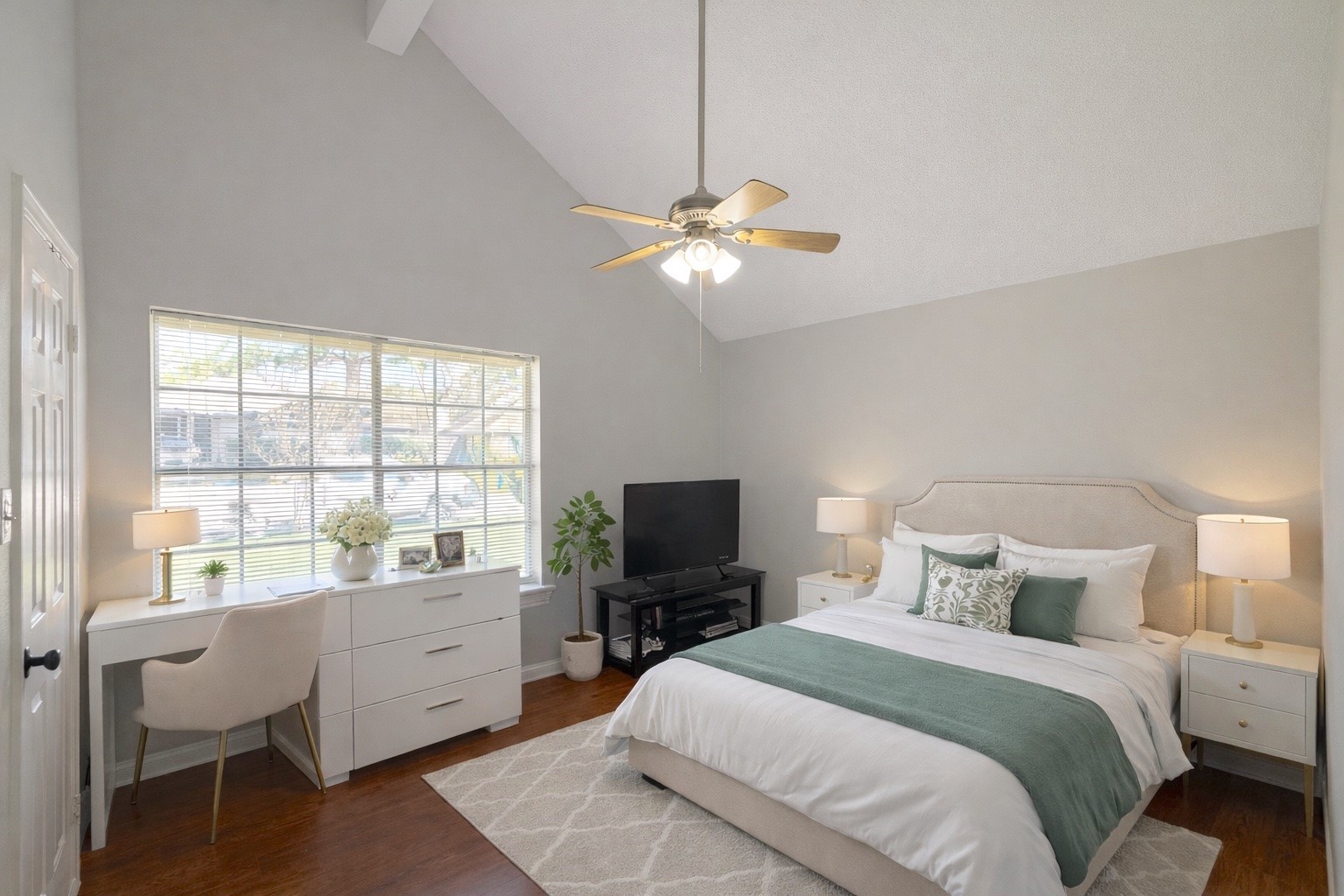 17007 Spruce Run Drive Spring, TX 77379 - Photo 17 of 23 a bedroom with a bed and a desk