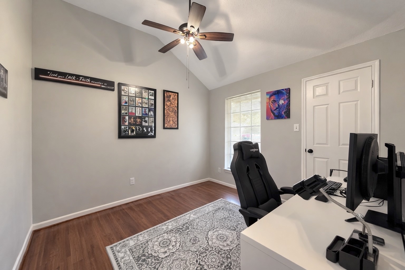 17007 Spruce Run Drive Spring, TX 77379 - Photo 20 of 23 a workspace with wooden floor and windows