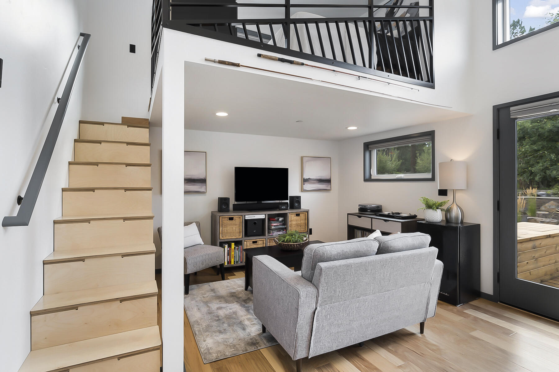 61301 Benham Road, Unit LOT 1 Bend, OR 97702 - Photo 19 of 35 Staircase to Loft Bedroom