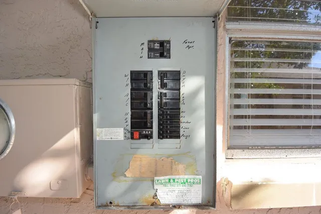 a view of front door of house