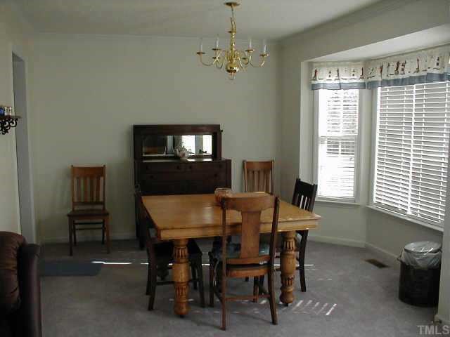 1020 Linden Crest Road Raleigh, NC 27603 - Photo 5 of 9 Dining area with Bay Window and lots of natural light.