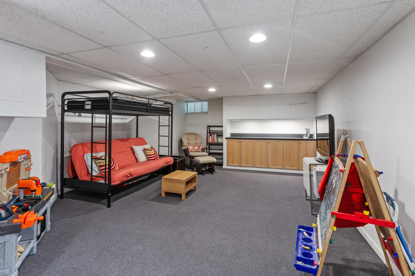 1152 Raleigh Road Glenview, IL 60025 - Photo 18 of 23 a bedroom with furniture and a gym equipment