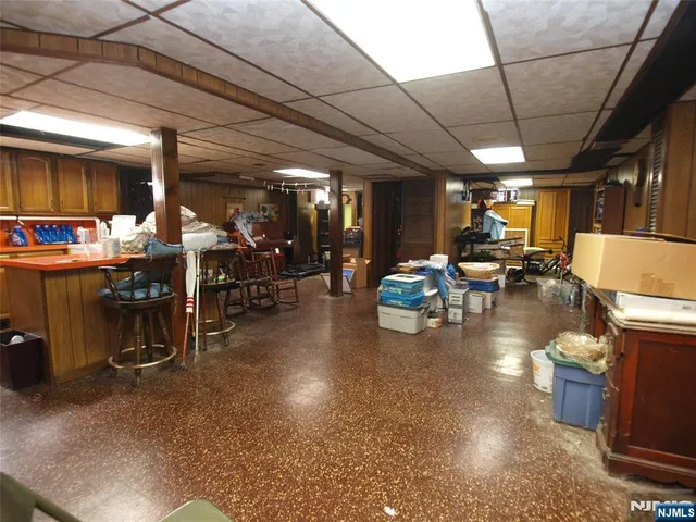 a group of people sitting in a room