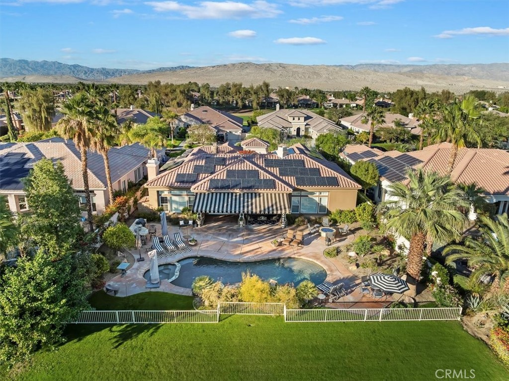 20 Vista Encantada Rancho Mirage, CA 92270 - Photo 67 of 75 an aerial view of residential houses with outdoor space and river