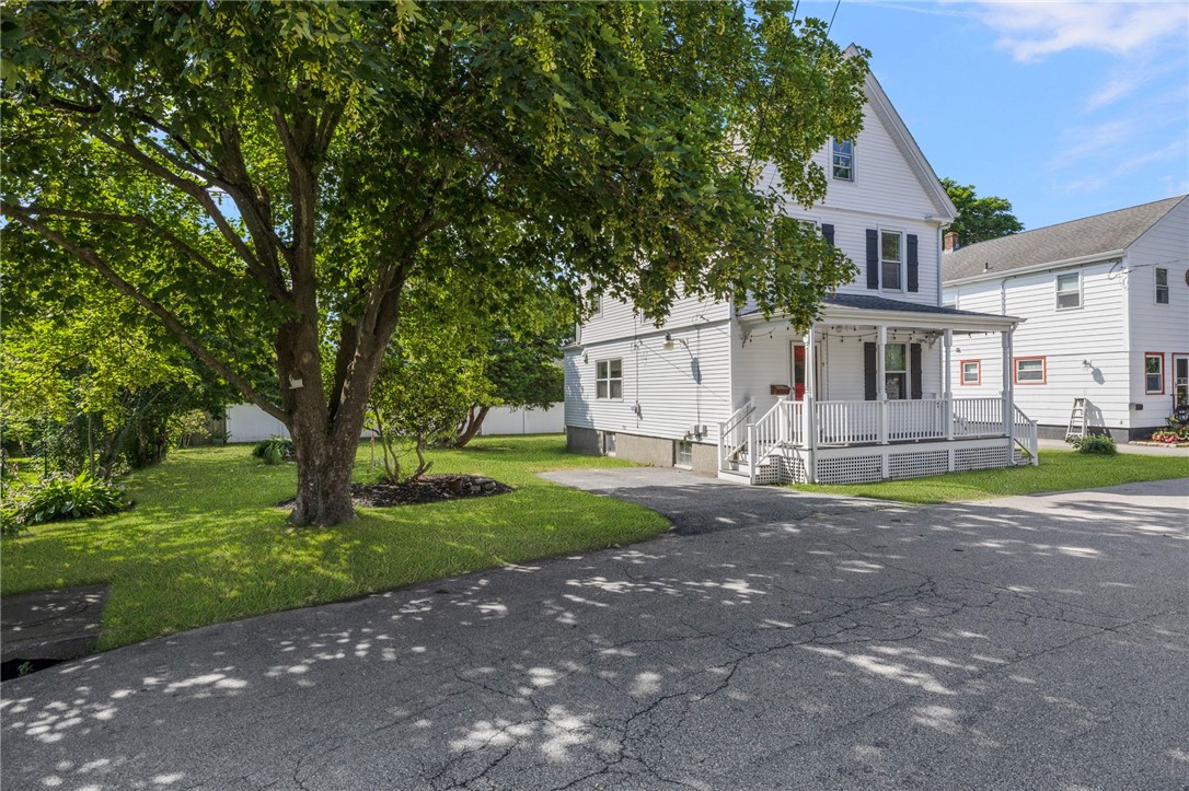 Front of 9 Cummings and side yard
