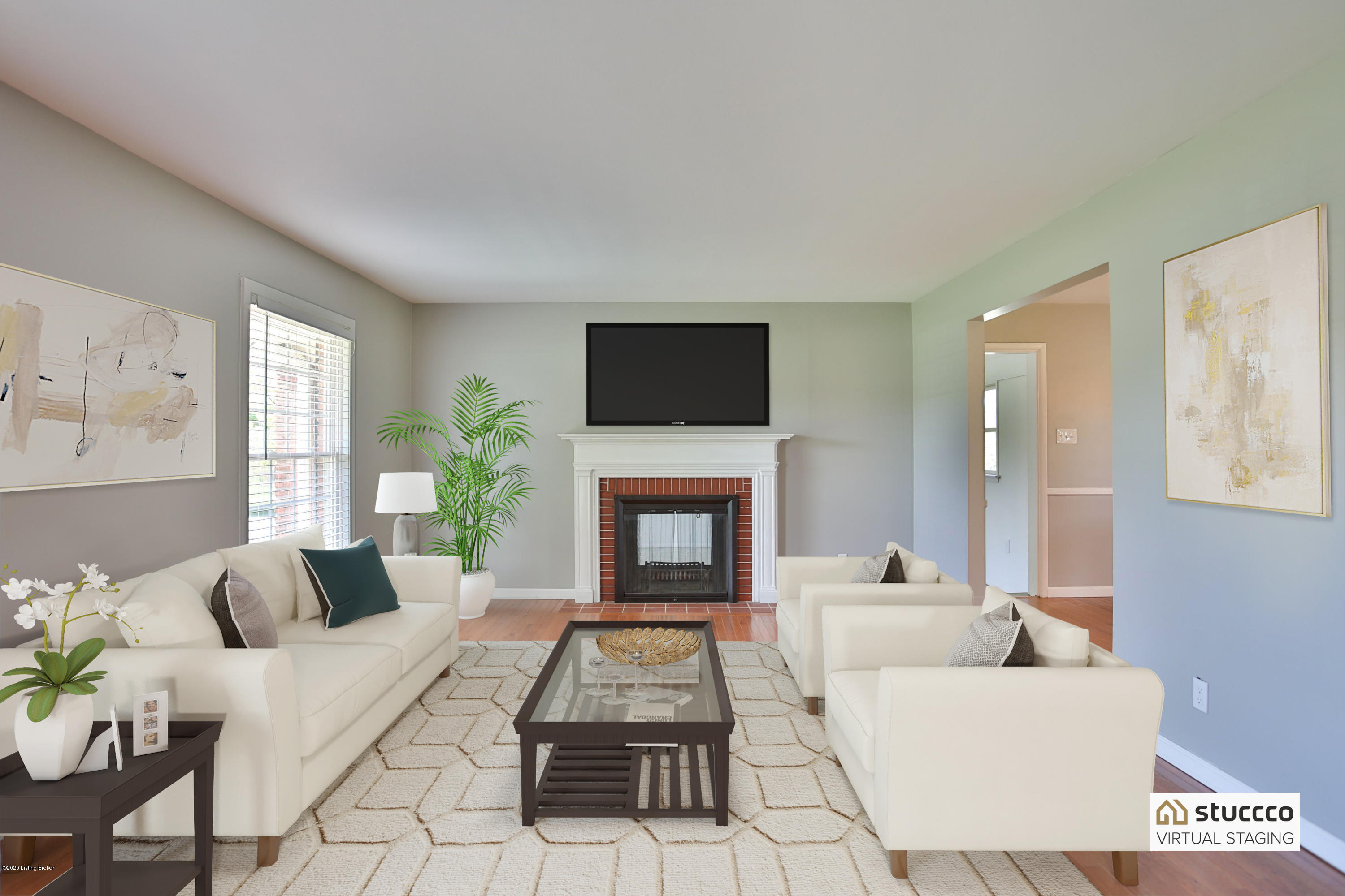 4607 Lowe Road Louisville, KY 40220 - Photo 5 of 37 Living room - virtually staged