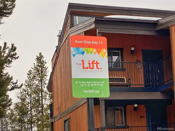 a sign on the side of a building