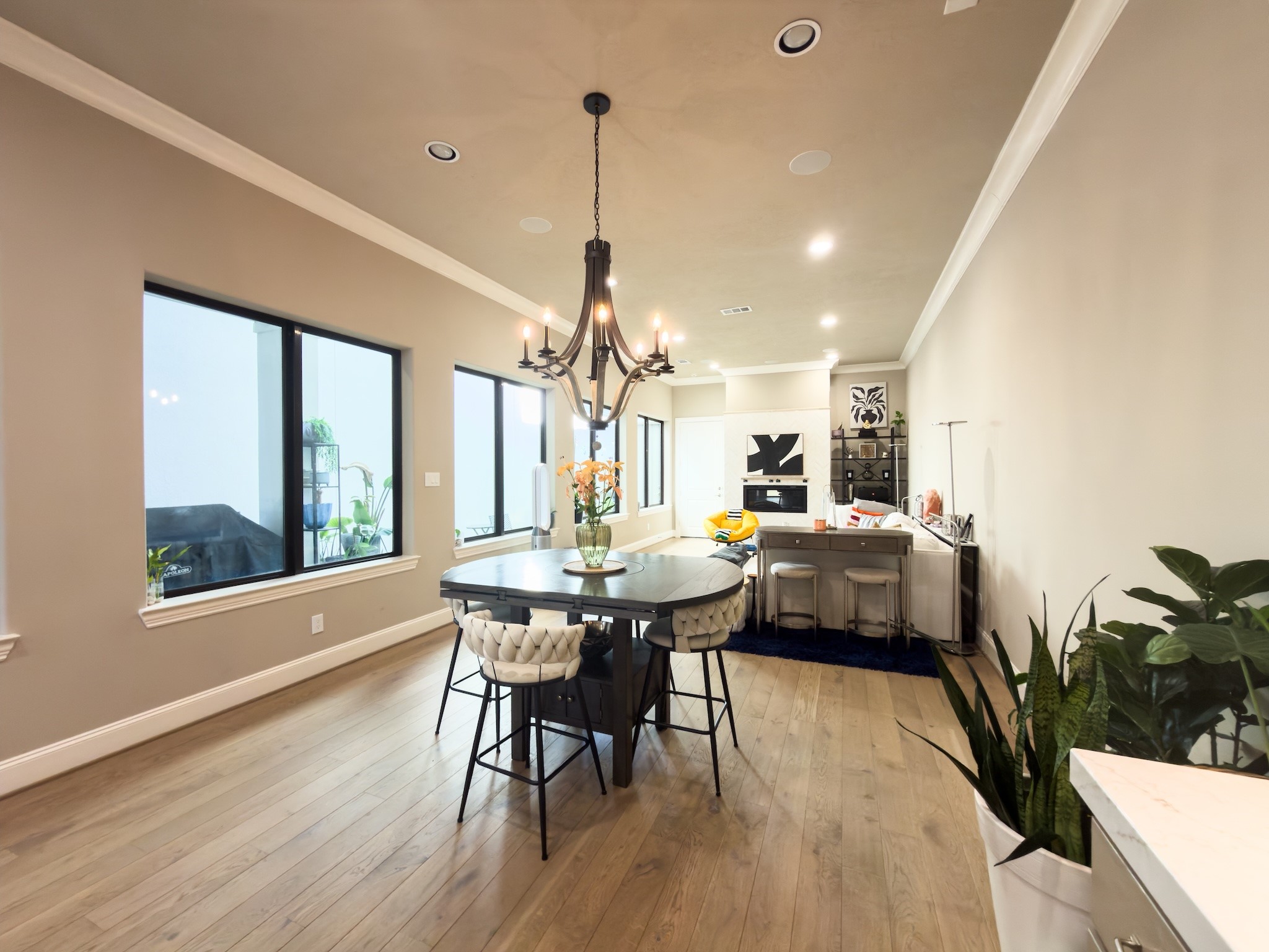 2437 Prairie Hollow Lane Houston, TX 77077 - Photo 5 of 27 a dining room with furniture and window