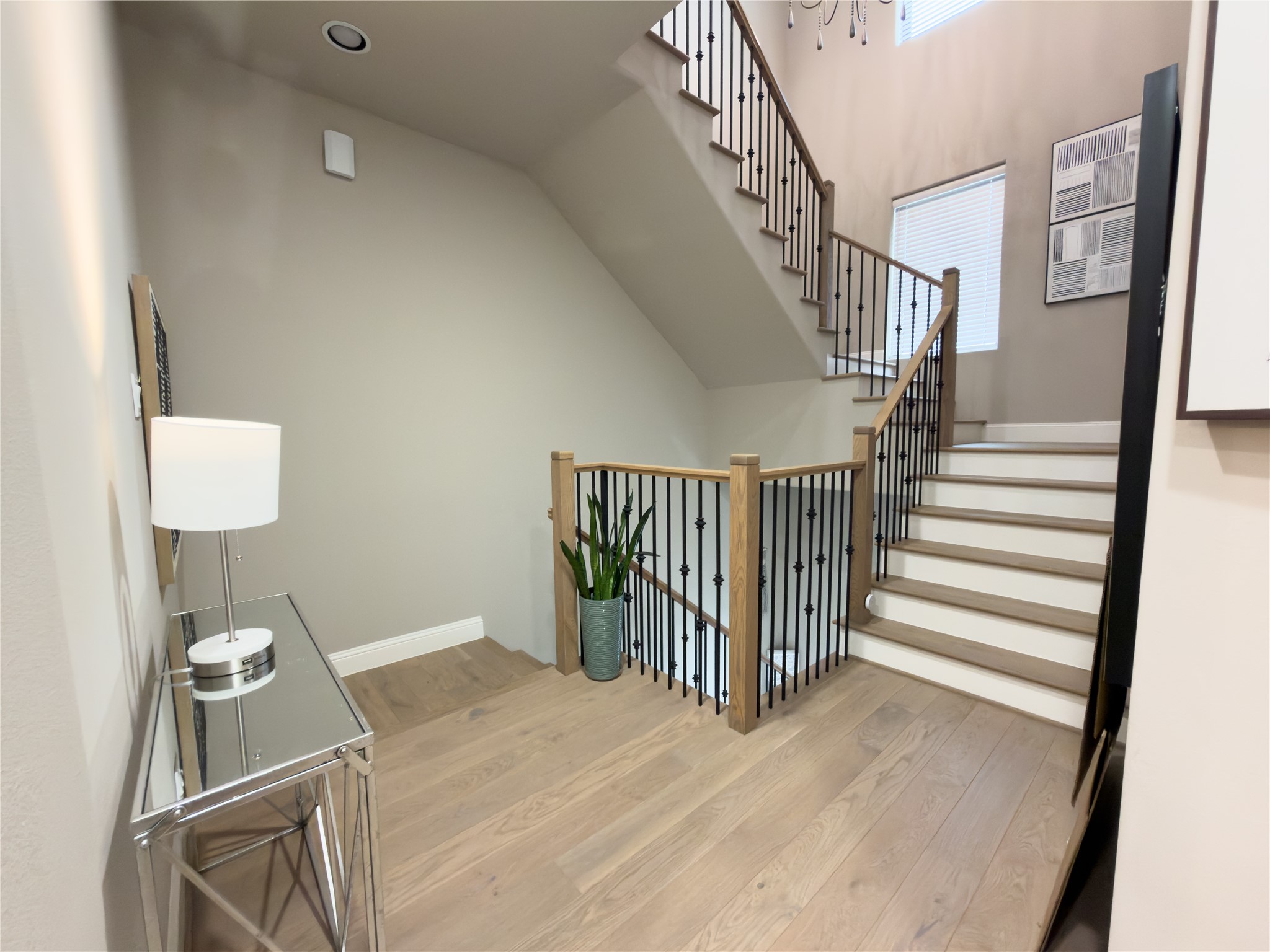 2437 Prairie Hollow Lane Houston, TX 77077 - Photo 10 of 27 a view of entryway and hall with wooden floor