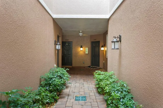 a view of a back yard