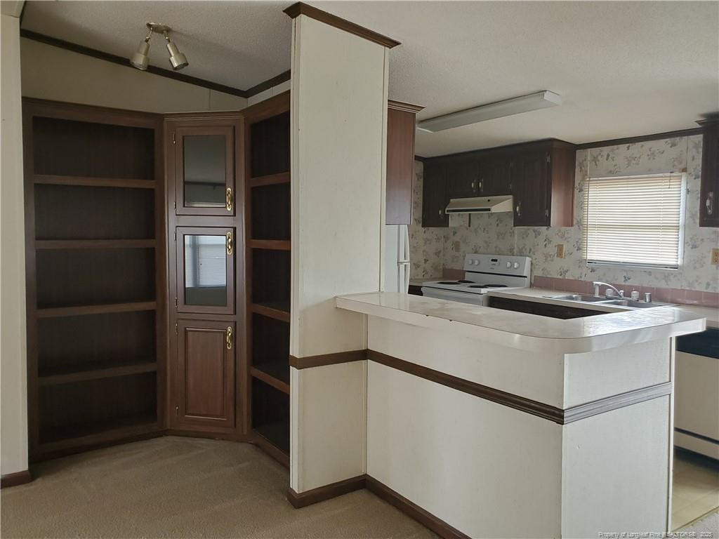 50 Old Forte Trail Spring Lake, NC 28390 - Photo 5 of 20 a kitchen with a sink and a refrigerator