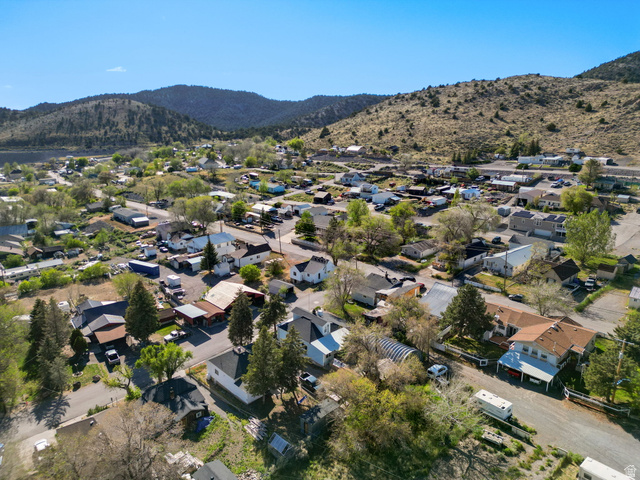 44 Shriver Street Eureka, UT 84628 - Photo 40 of 43 Expansive aerial perspective showcasing a residential community nestled within a mountainous landscape