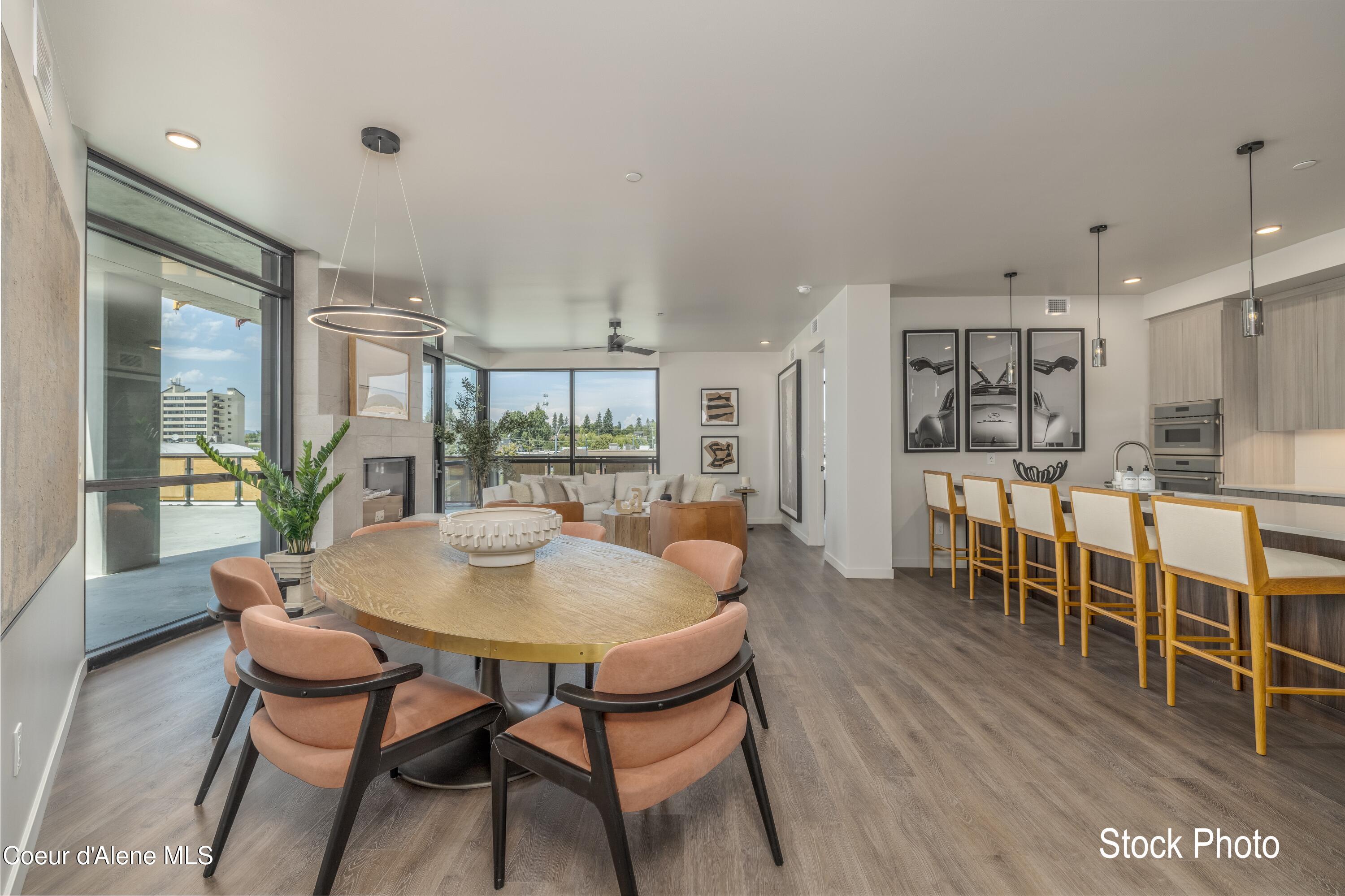 116 South 3rd Street, Unit 904 Coeur D'Alene, ID 83814 - Photo 7 of 45 4 Dining Unit 401 Stock Photo